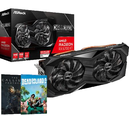 Placa de Video Asrock Radeon RX 6700 XT 12GB GDDR6